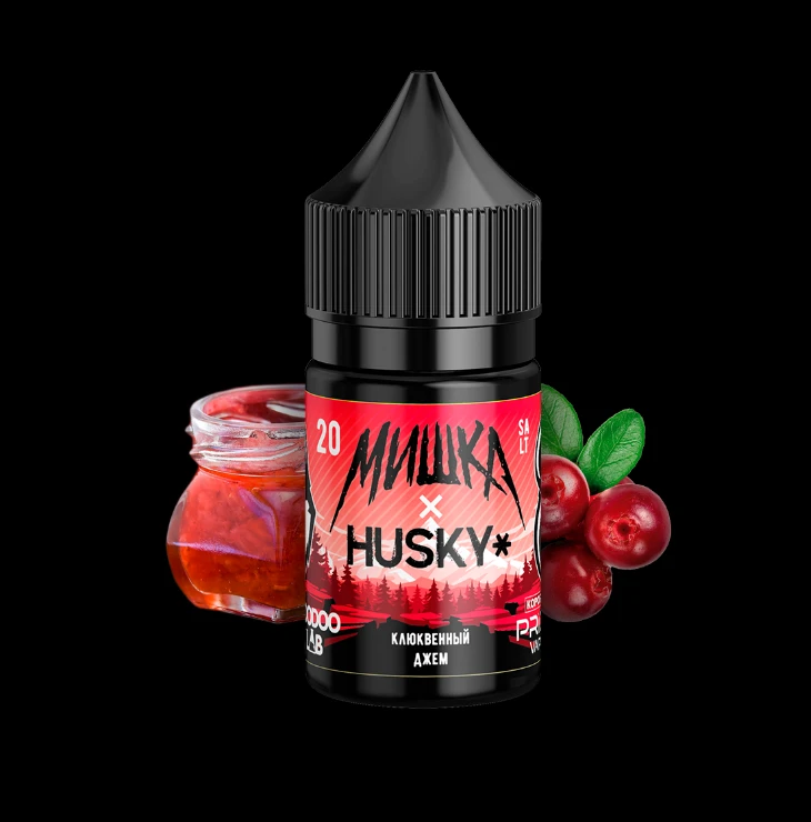 Жидкость Мишка x Husky Strong Клюквенный Джем 30 мл