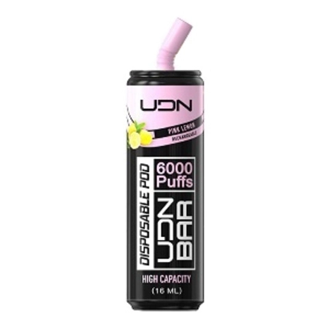 UDN BAR 6000 Затяжек Pink Lemon