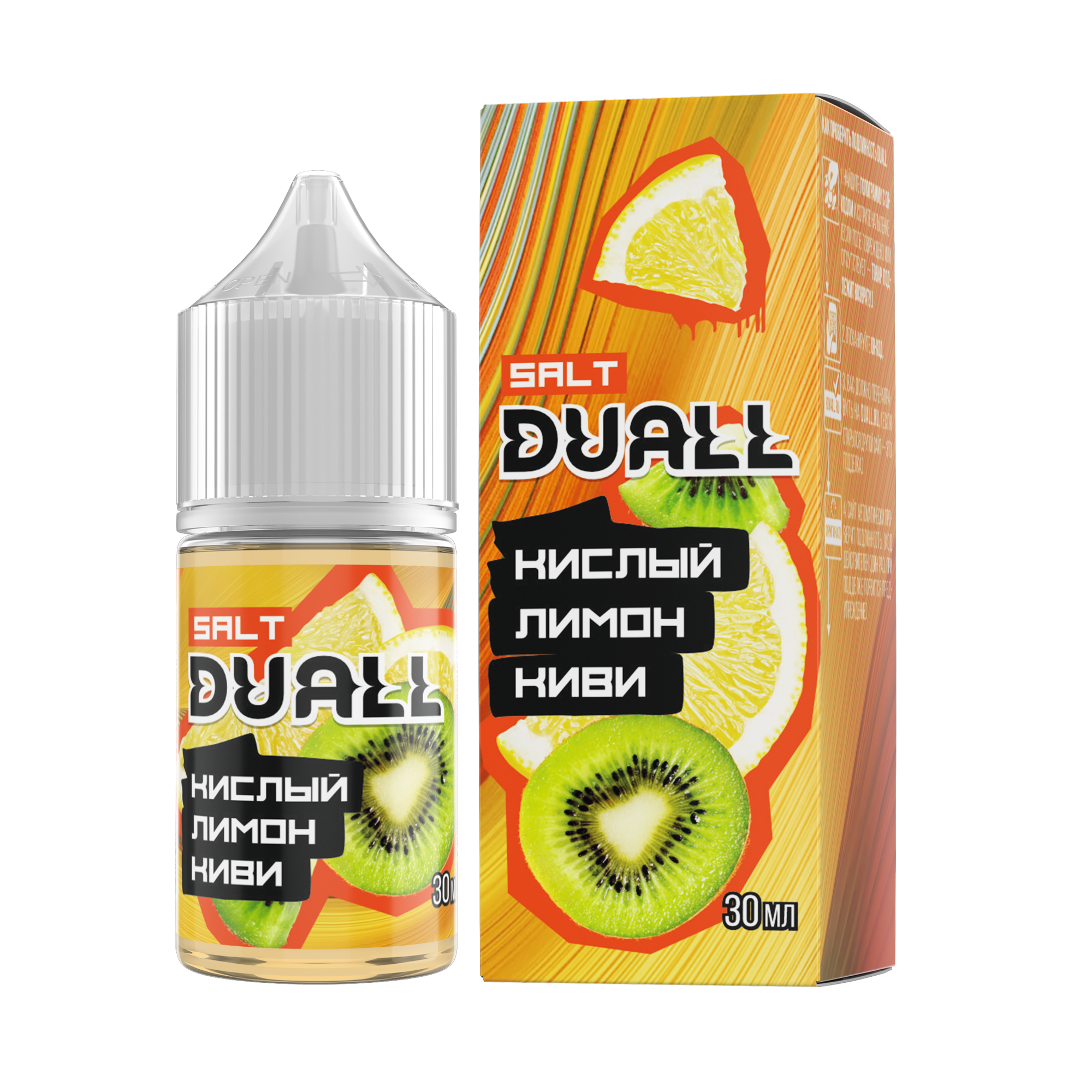 Жидкость Duall Strong Кислый Лимон Киви 30 мл