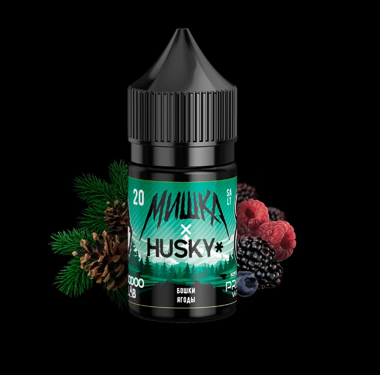 Жидкость Мишка x Husky Strong Бошки Ягоды 30 мл
