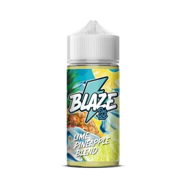 Жидкость Blaze 3 мг On Ice Лайм Ананас Коктейль с Холодком 100 мл