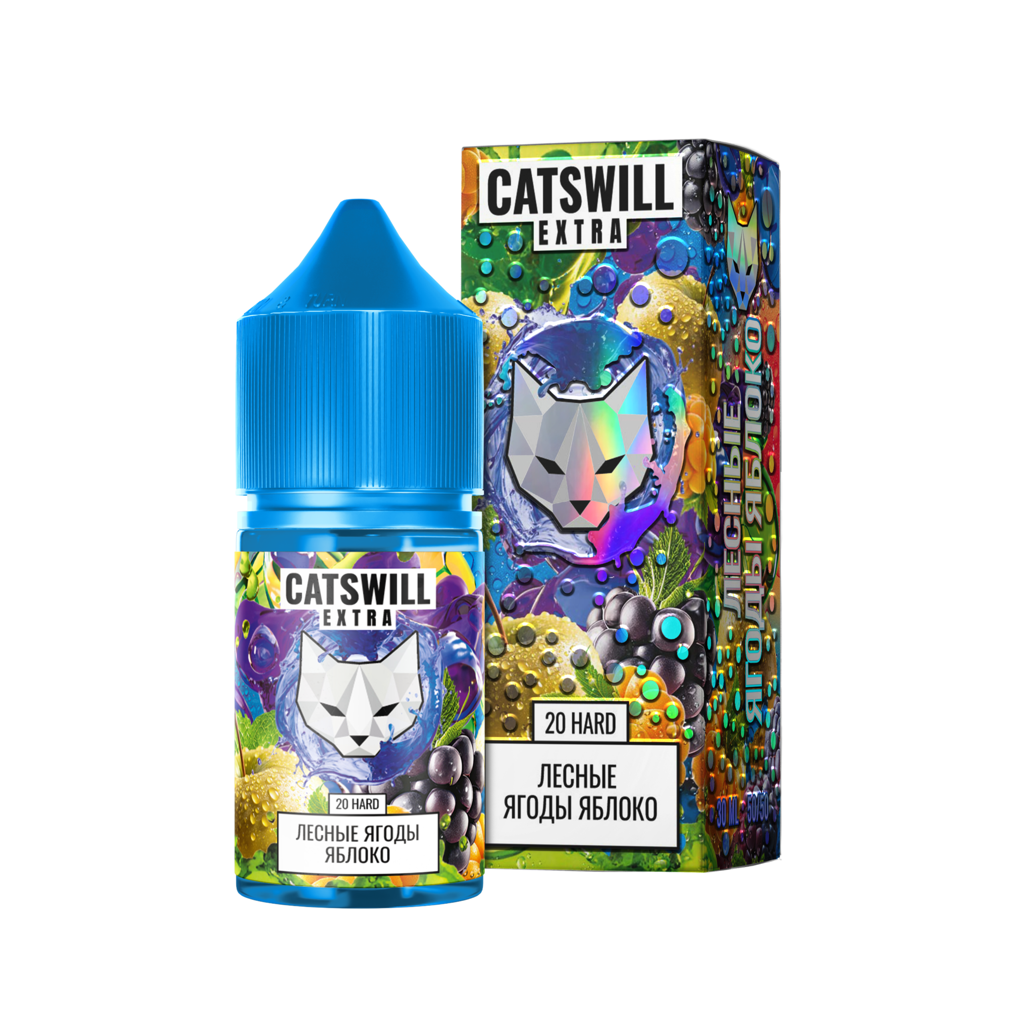 Жидкость Catswill Extra Strong Лесные Ягоды Яблоко 30 мл