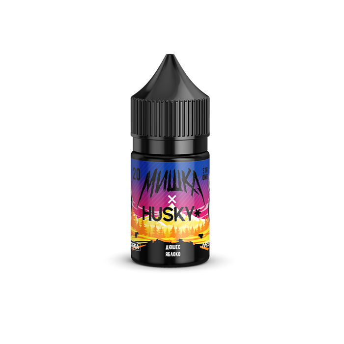 Жидкость Мишка x Husky Strong Дюшес Яблоко 30 мл