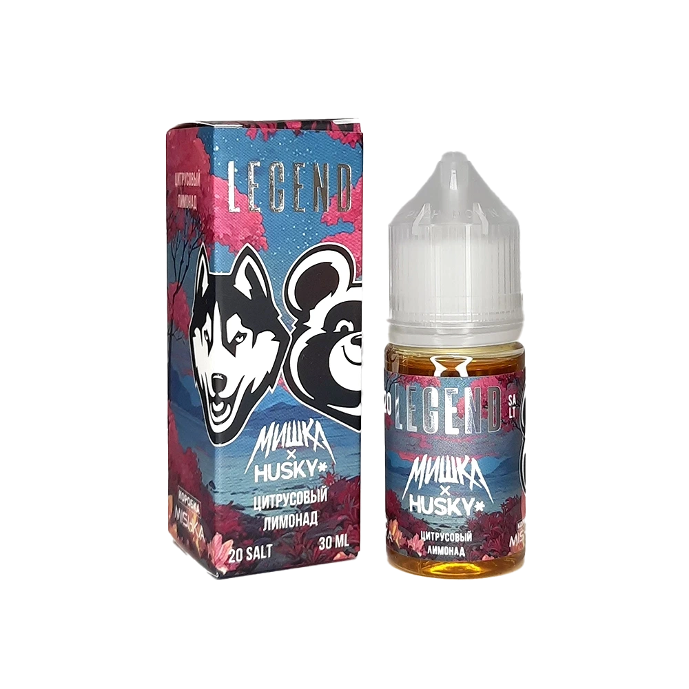 Жидкость Мишка x Husky Legend Strong Цитрусовый Лимонад 30 мл