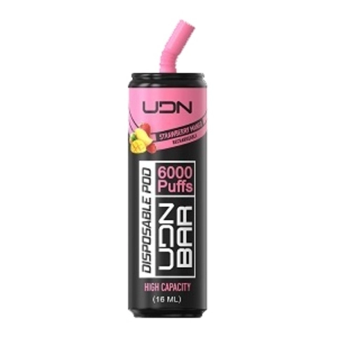 UDN BAR 6000 Затяжек Strawberry Ice Cream