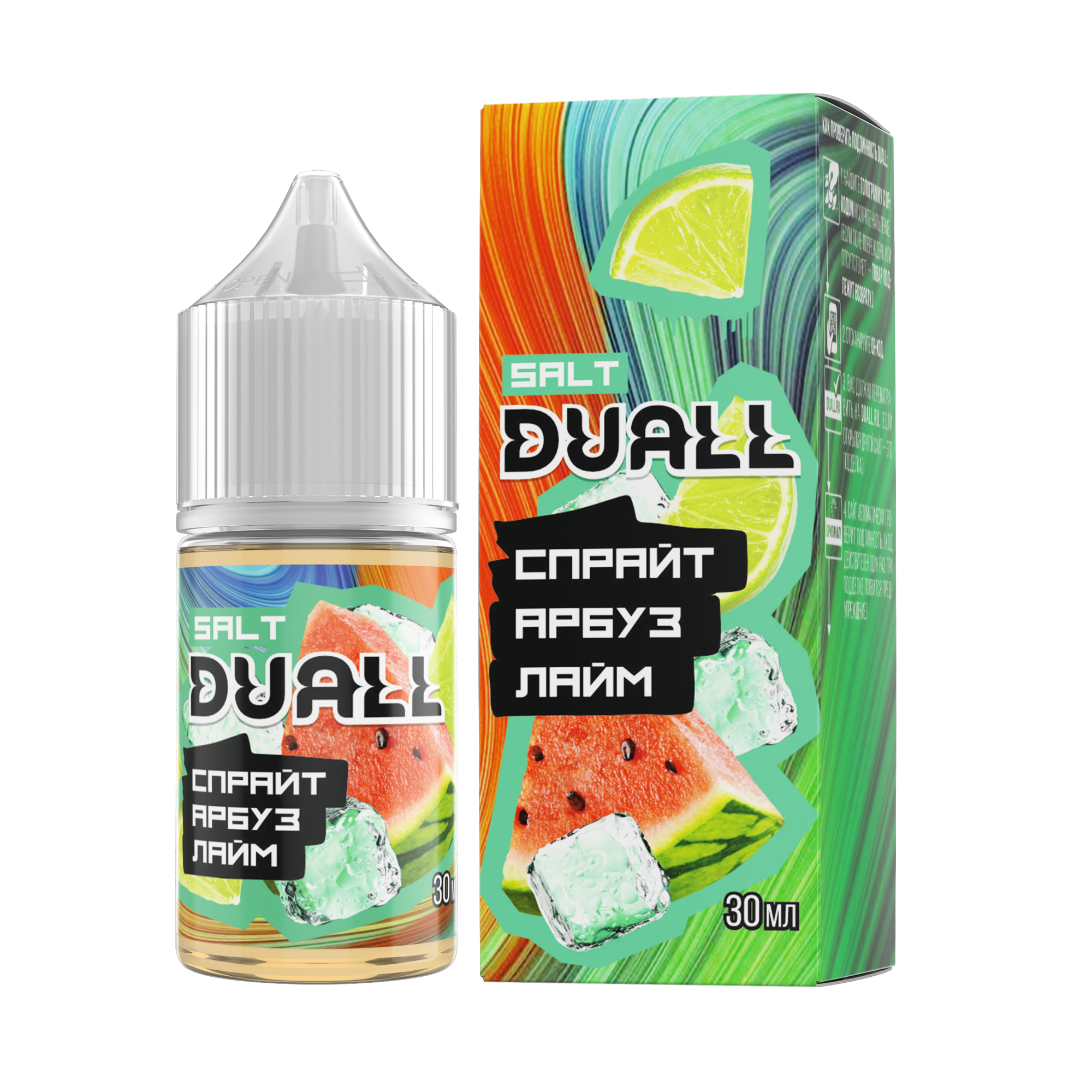 Жидкость Duall Strong Спрайт Арбуз Лайм 30 мл