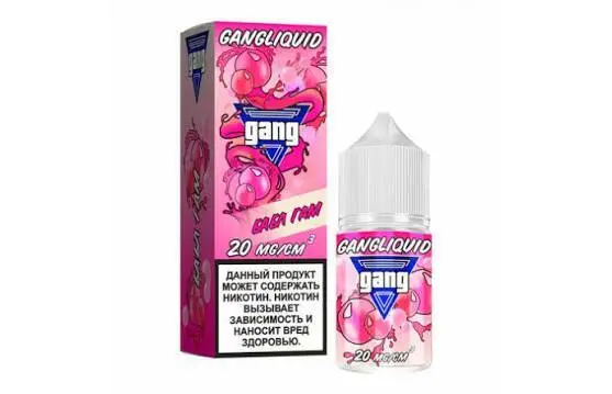 Жидкость Gang Gangliquid Бабл Гам 30Мл 20 Strong