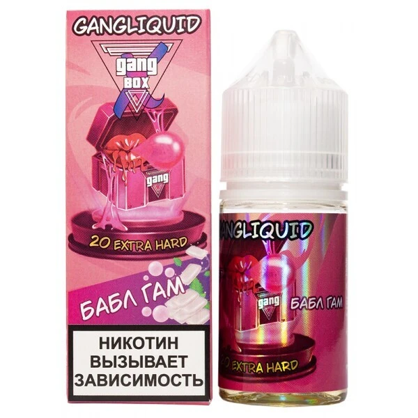Жидкость Gang Salt Бабл Гам 30Мл 20