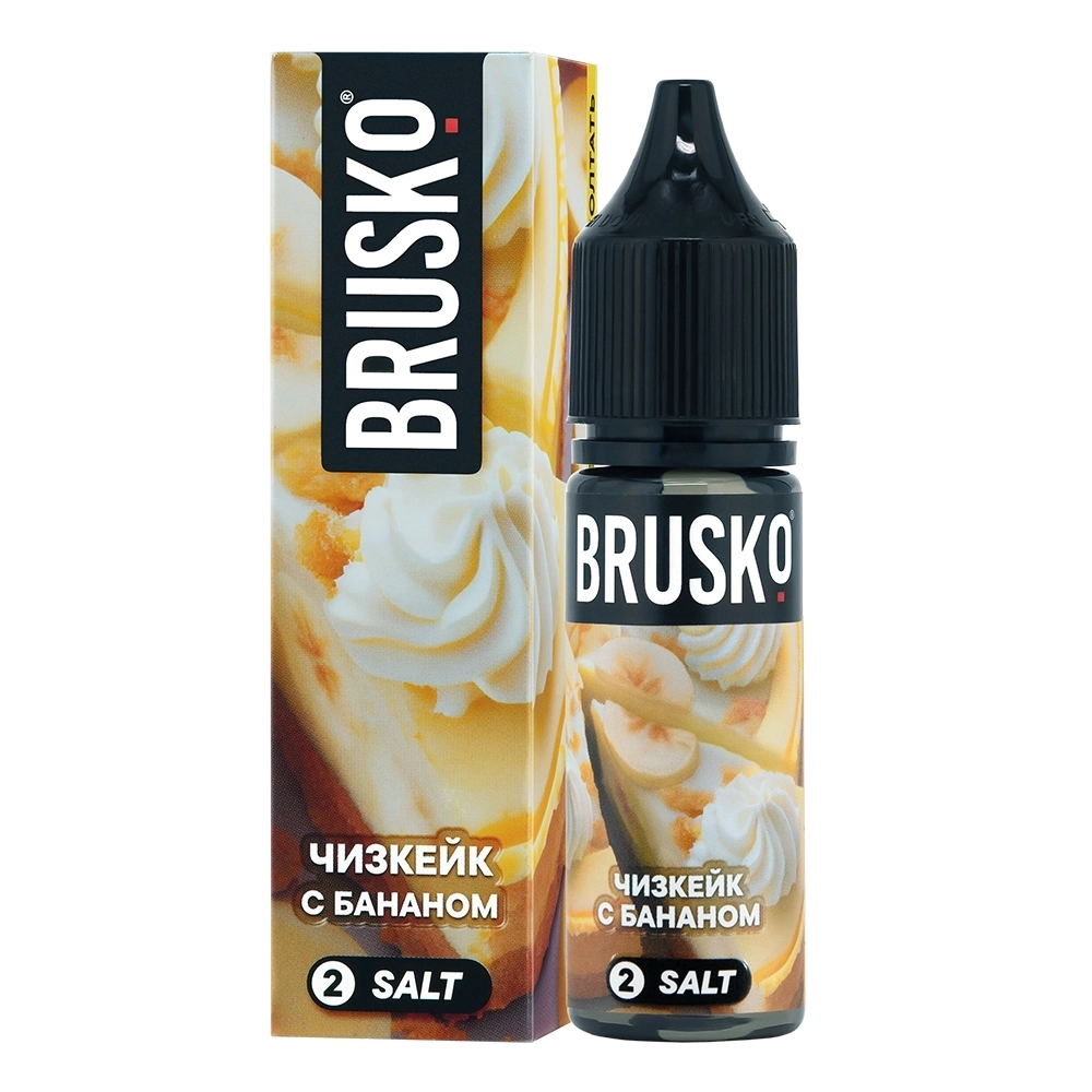 Жидкость Brusko Salt Чизкейк С Бананом 35Ml 20 Ultra