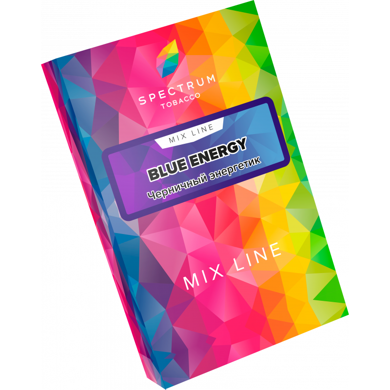 Табак для кальяна Spectrum Mix Line Blue Energy (Черничный Энергетик) 40 гр