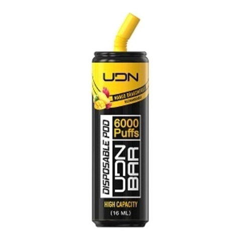 UDN BAR 6000 Затяжек Mango Peach Watermelon