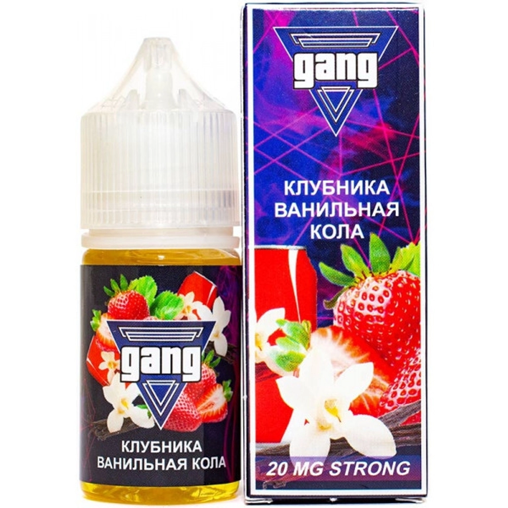 Жидкость Gang Salt Клубника Ванильная Кола 30Мл 20