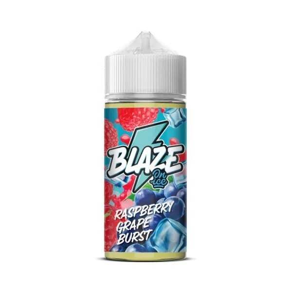 Жидкость Blaze 3 мг On Ice Малина Виноград Сок с Холодком 100 мл