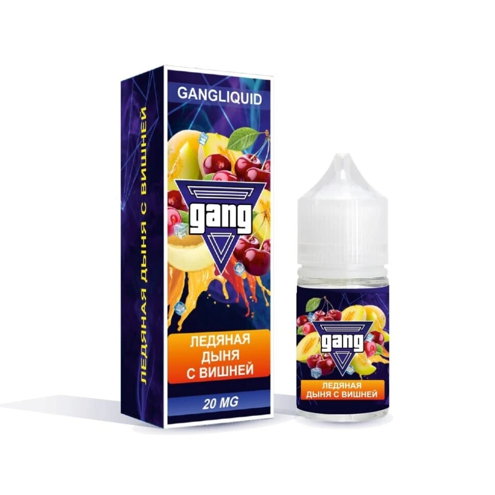 Жидкость Gang Gangliquid Ледяная Дыня с Вишней 30Мл 20 Strong