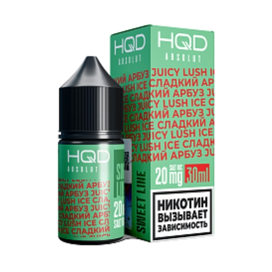 Жидкость HQD ABSOLUT SWEET LINE (ЧЗ) - Сладкий Арбуз /Juicy Lush Ice, 2%, 30 мл, 10 шт/бл
