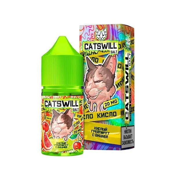 Жидкость Catswill Strong Кислый Грейпфрут Вишня 30 мл