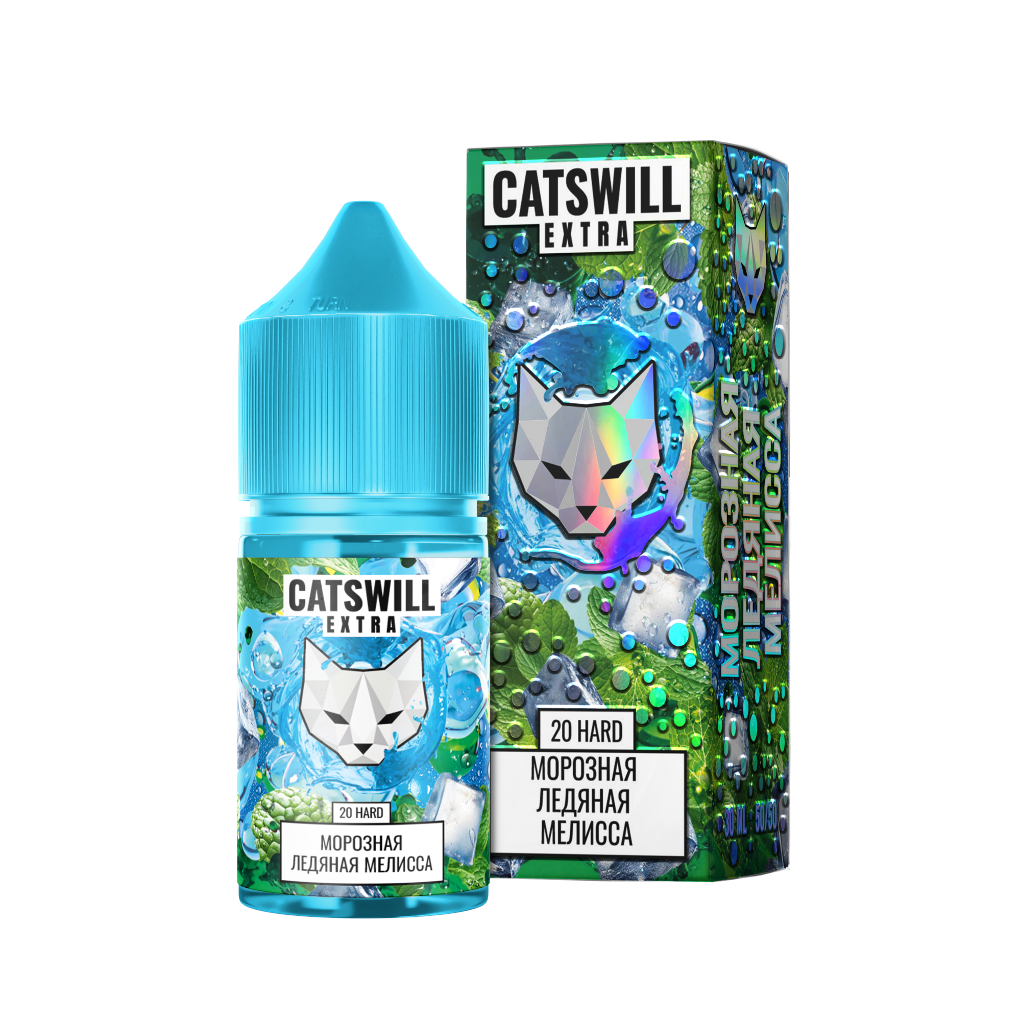 Жидкость Catswill Extra Strong Морозная Ледяная Мелисса 30 мл