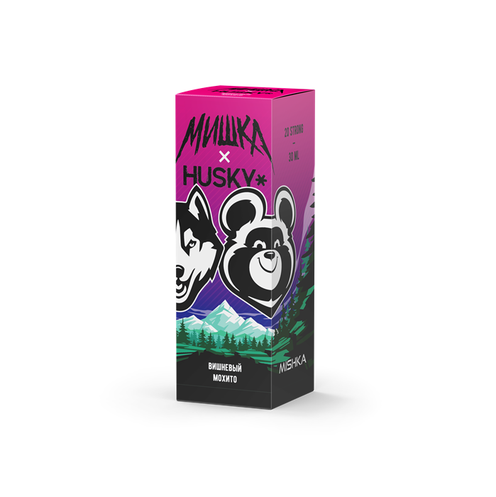 Жидкость Мишка x Husky Strong Вишневый Мохито 30 мл