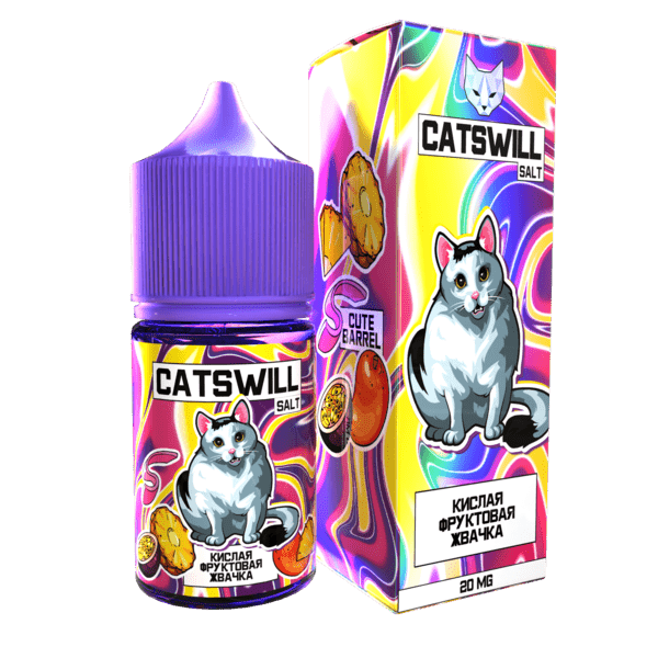 Жидкость Catswill Strong Кислая Фруктовая Жвачка 30 мл