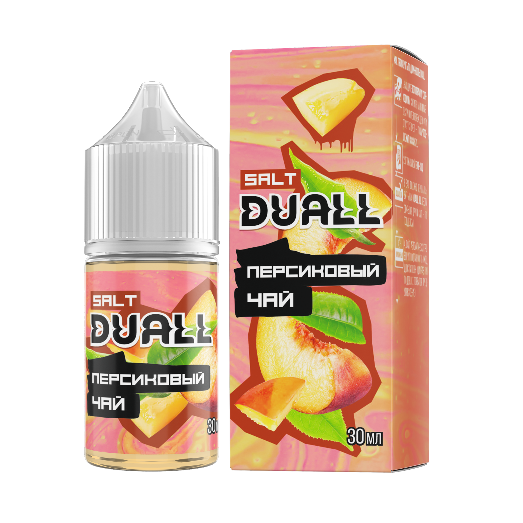 Жидкость Duall Strong Персиковый Чай 30 мл
