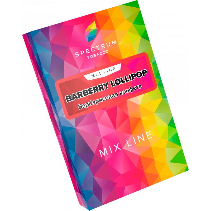 Табак для кальяна Spectrum Mix Line Barberry Lollipop (Барбарисовая Конфета) 40 гр