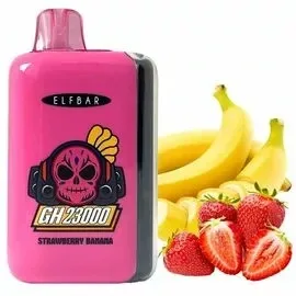ELF BAR GH 23000 Затяжек Strawberry Banana (Клубника Банан)