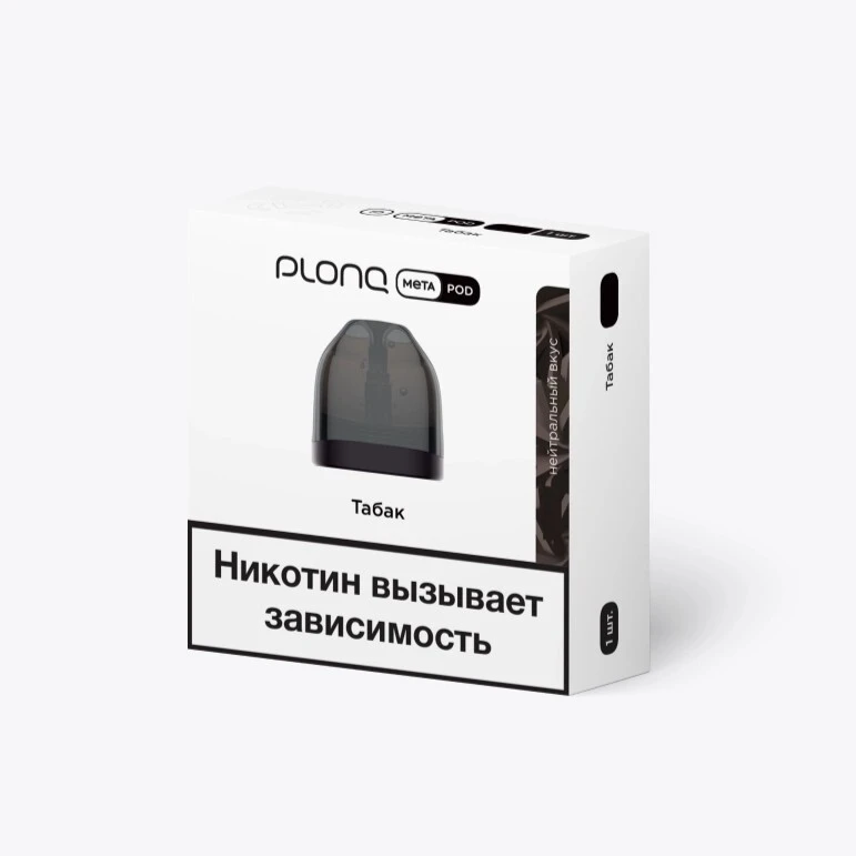 Предзаправленный Картридж Plonq Meta Pod Табак 0.8 Ω 8 мл