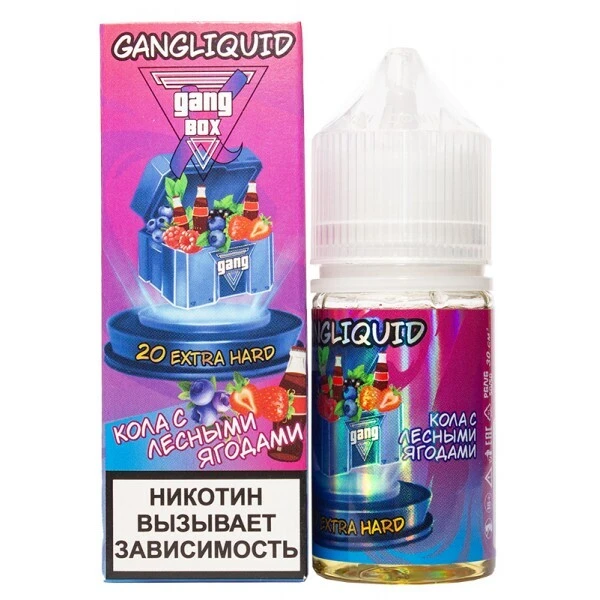 Жидкость Gang Xbox Salt Кола С Лесными Ягодами 30Мл 20 Extra Hard