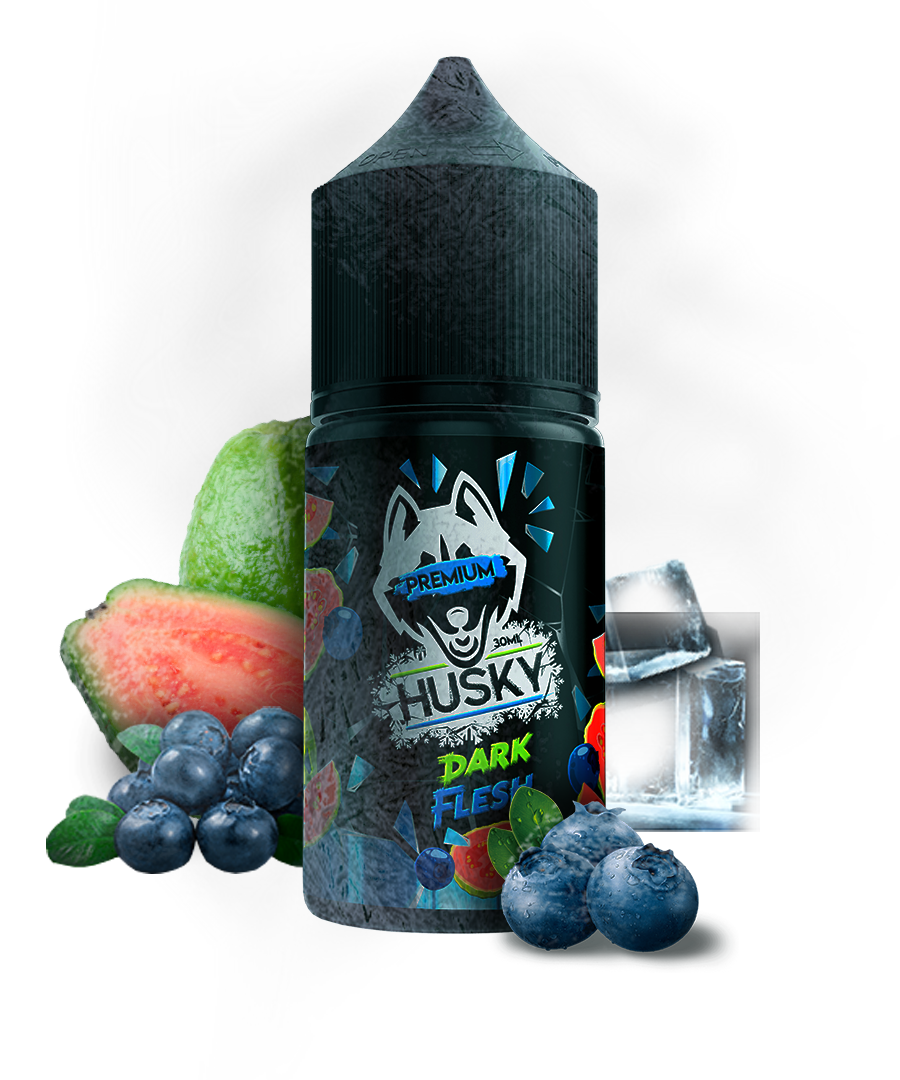 Жидкость Husky Premium Strong Dark Flesh (Черника Гуава и Лёд) 30 мл