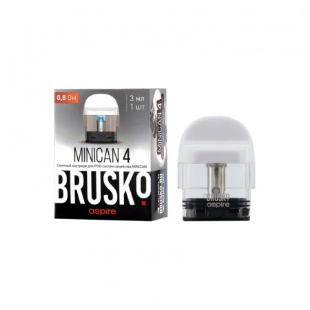 Картридж Brusko Minican 4 0.8 Ω 3 мл. Белый