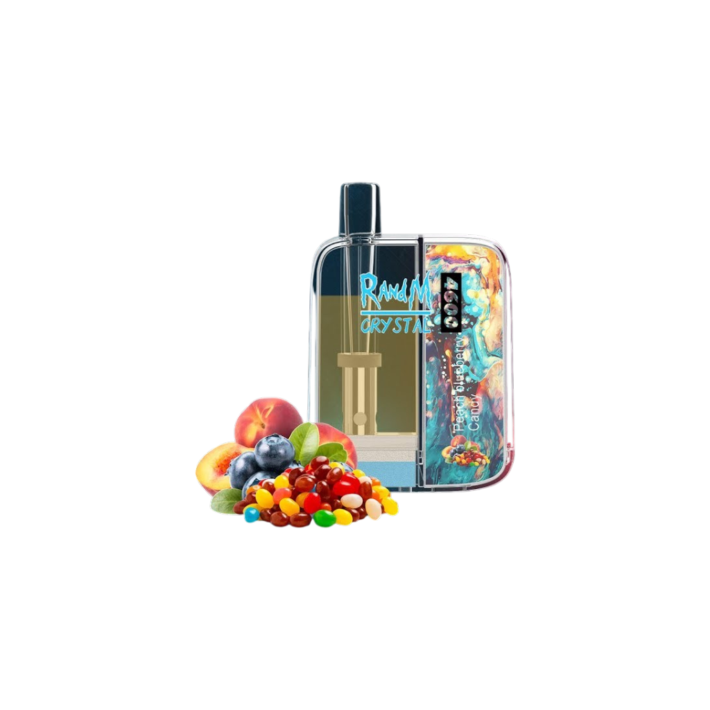 R and M 4600 затяжек Peach Blueberry Candy