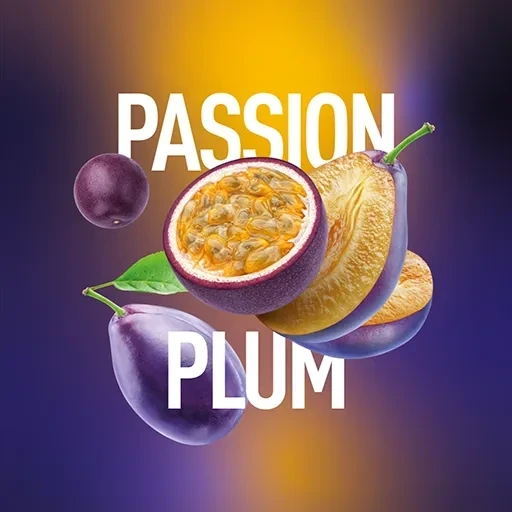 Табак для кальяна Must Have Passion Plum (Маракуйя Слива) 125 гр