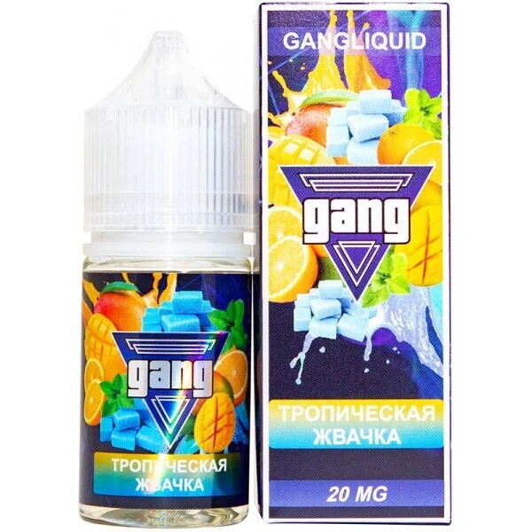 Жидкость Gang Salt Тропическая Жвачка 30Мл 20