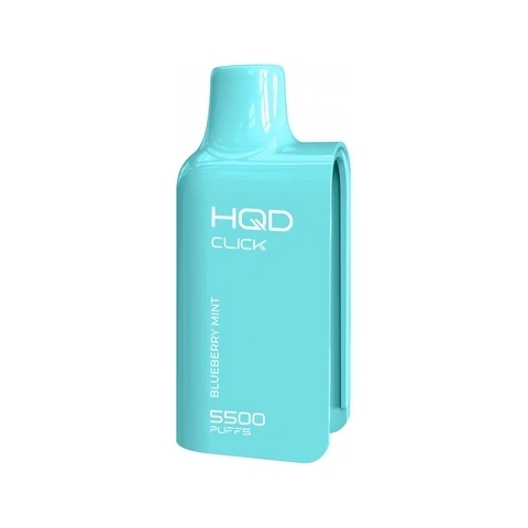 HQD Click Картридж 5500 Затяжек Blueberry Mint (Черничная Мята)