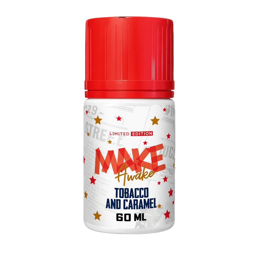 Жидкость Make Awake 6 Mg Tobacco and Caramel (Солёная Карамель Табак) 60 мл