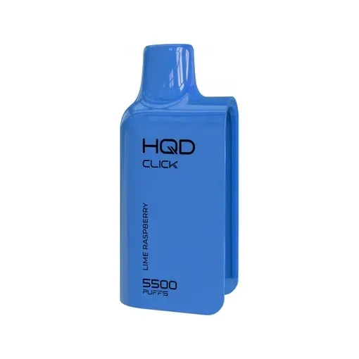 HQD Click Картридж 5500 Затяжек Lime Raspberry (Лайм Малина)