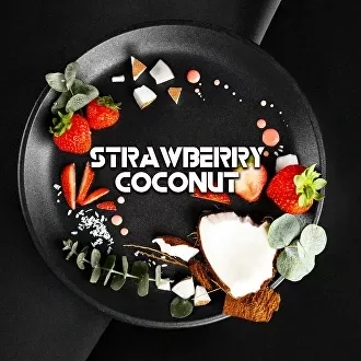 Табак для кальяна Black Burn Strawberry Coconut (Клубника Кокос Эвкалипт) 100 гр
