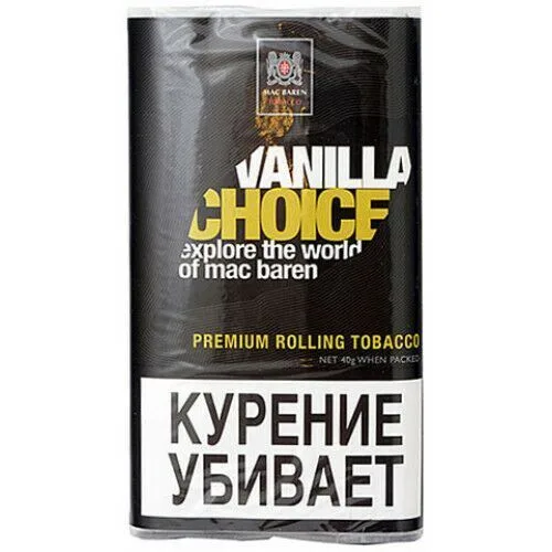 Сигаретный табак Mac Baren Vanilla Choice (Ваниль) 40 гр
