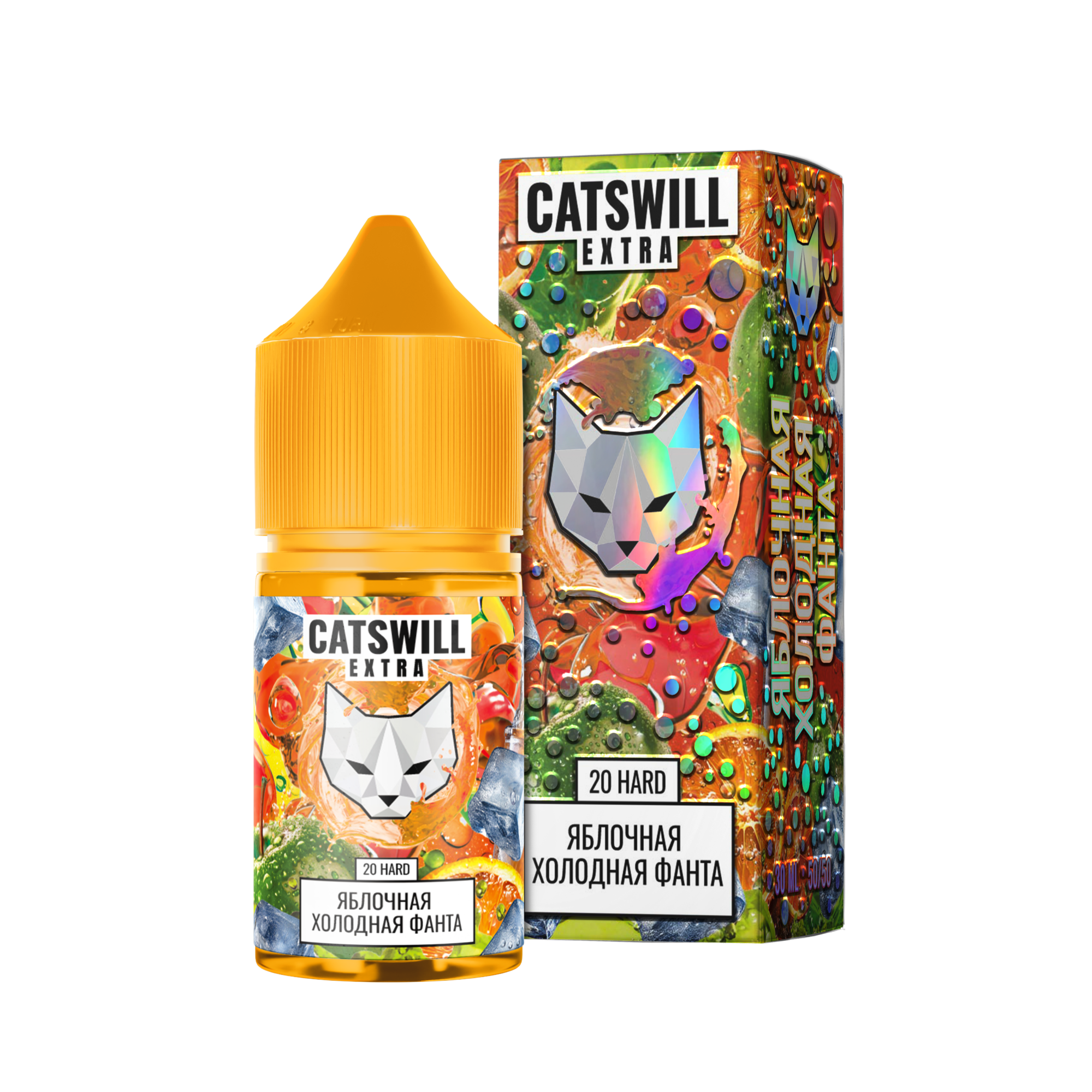Жидкость Catswill Extra Strong Яблочная Холодная Фанта 30 мл