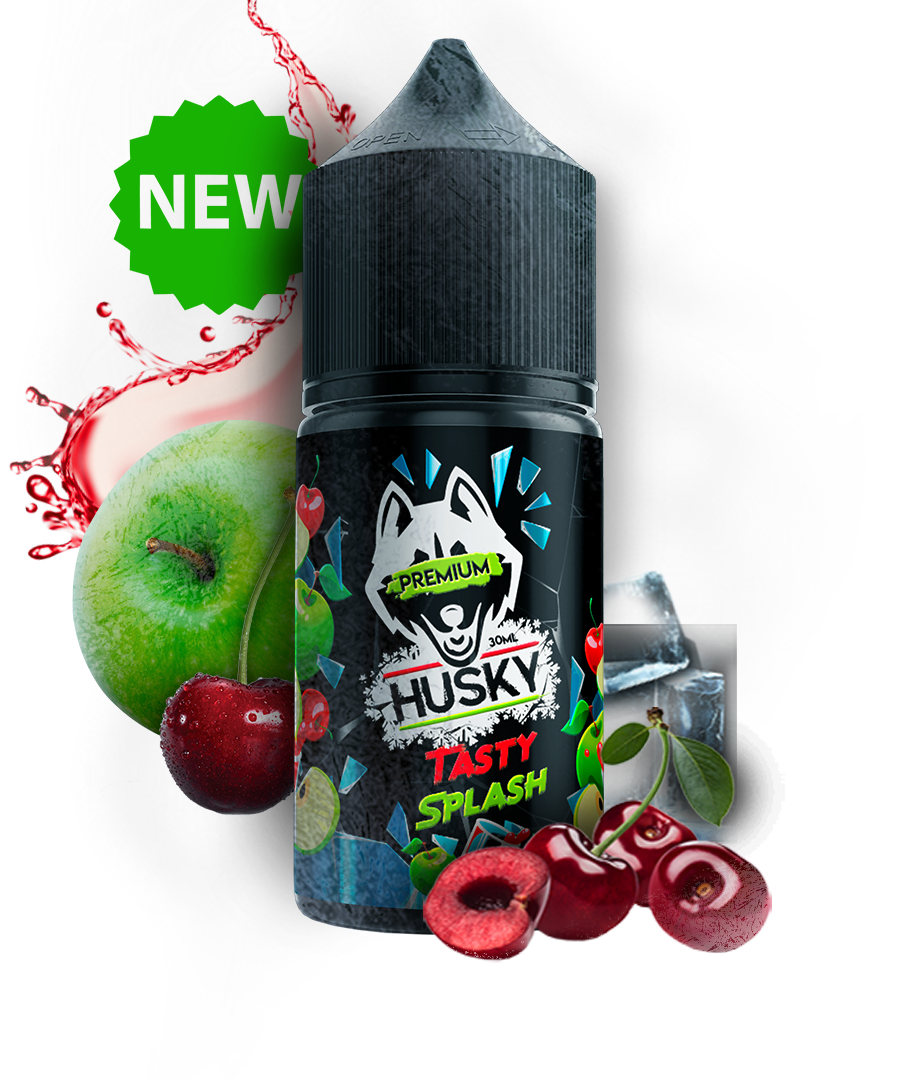 Жидкость Husky Premium Strong Tasty Splash (Сок Вишни Яблоко Лёд) 30 мл