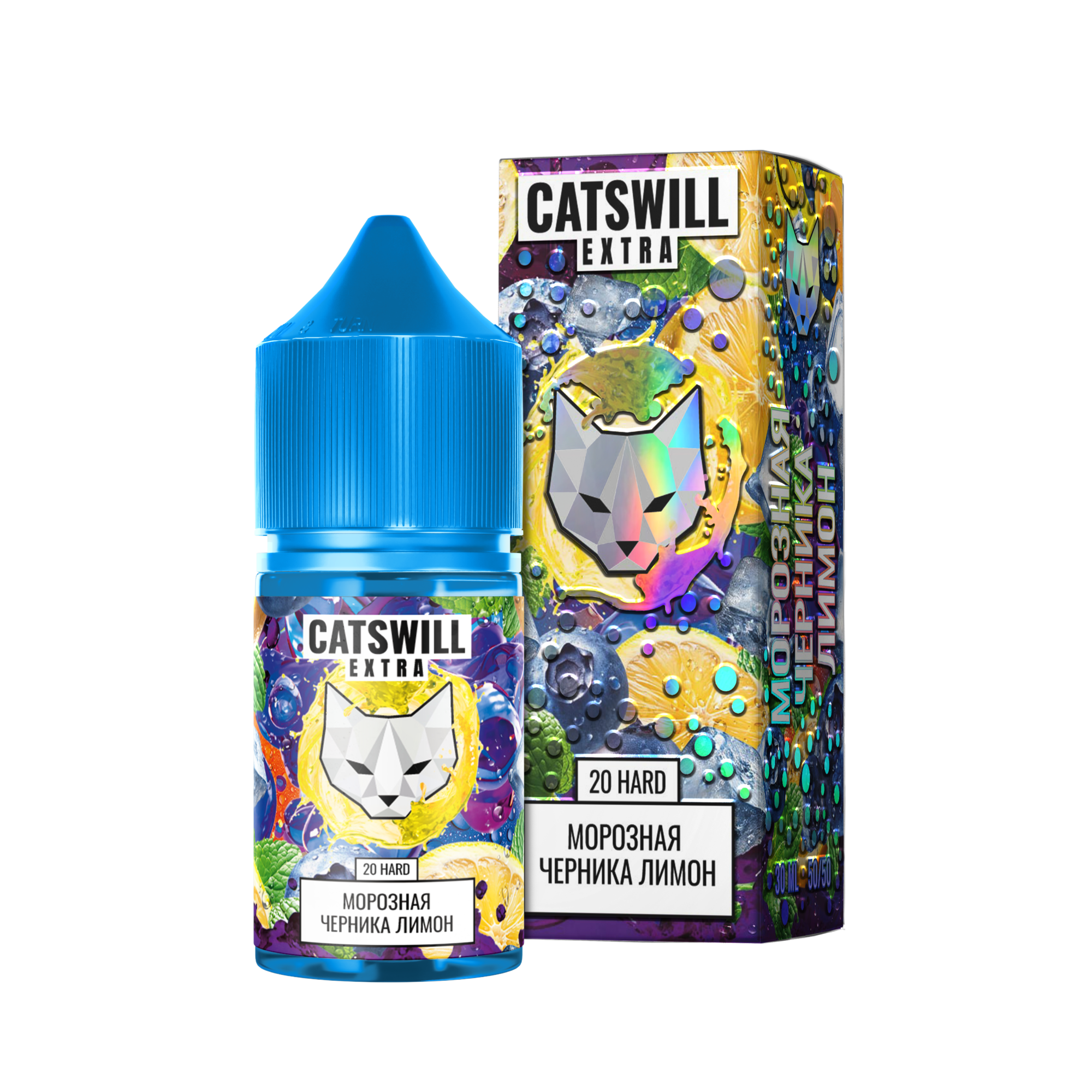 Жидкость Catswill Extra Strong Морозная Черника Лимон 30 мл
