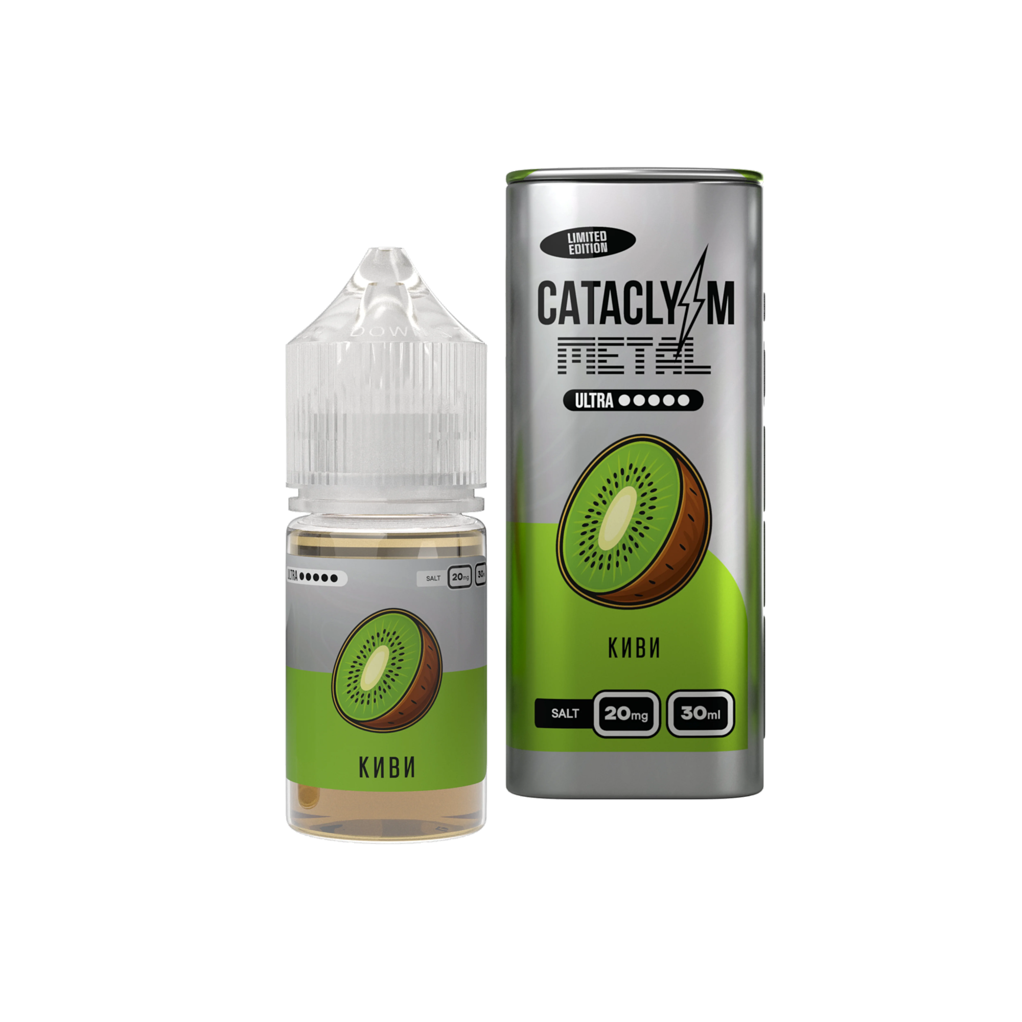 Жидкость Cataclysm Metal Salt 20 мг Киви 30 мл