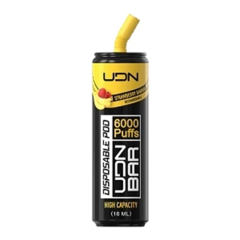 UDN BAR 6000 Затяжек Strawberry Ice