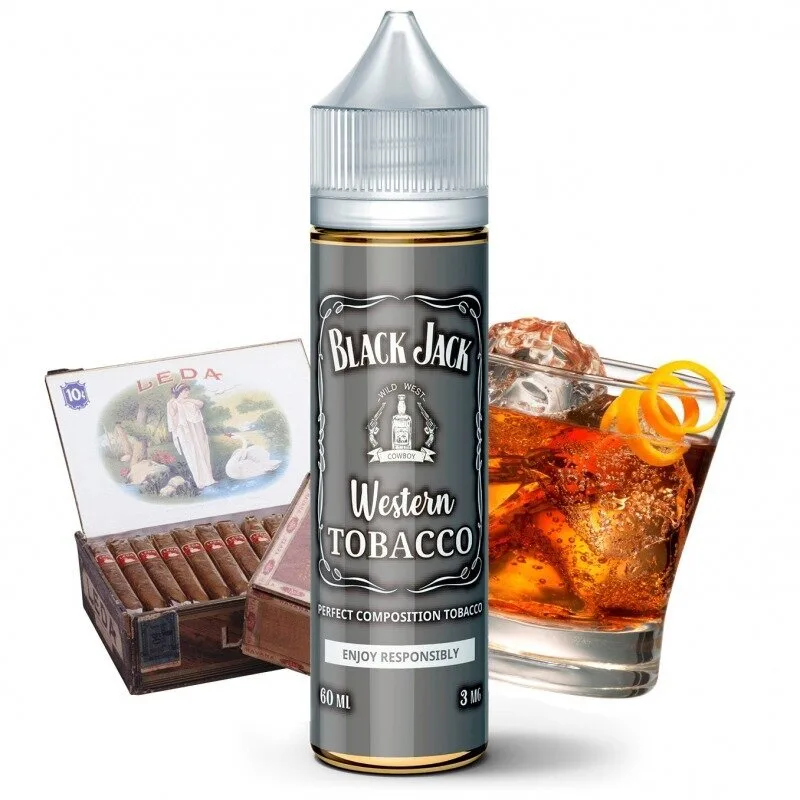 Жидкость Black Jack 6 Mg Western Tobacco 60 мл