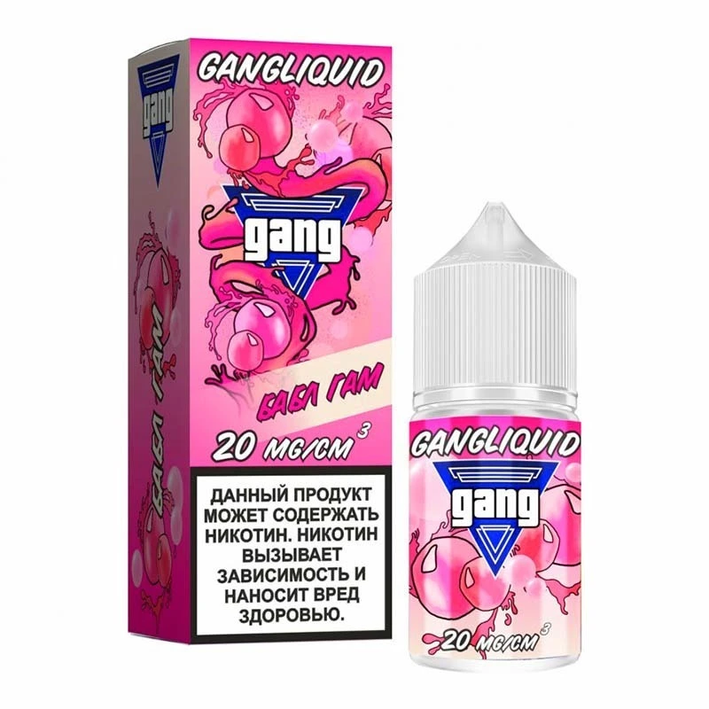 Жидкость Gang XBOX - Бабл Гам 30ml, 20mg Extra Hard