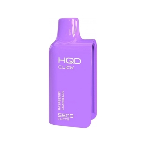 HQD Click Картридж 5500 Затяжек Raspberry Cranberry (Малина Клюква)