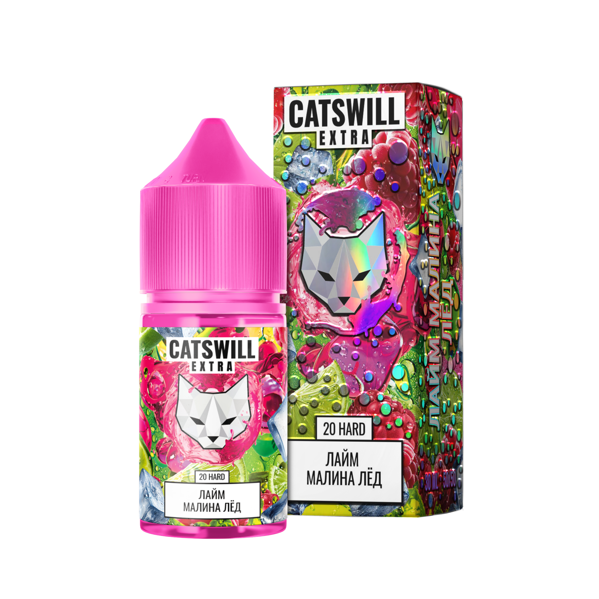 Жидкость Catswill Extra Strong Лайм Малина Лёд 30 мл