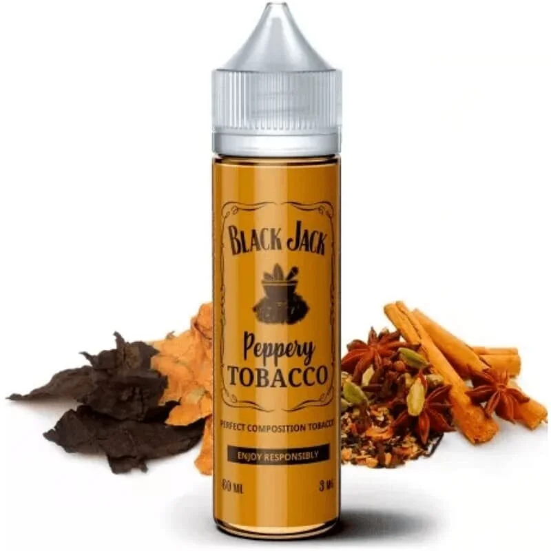 Жидкость Black Jack 6 Mg Peppery Tobacco 60 мл