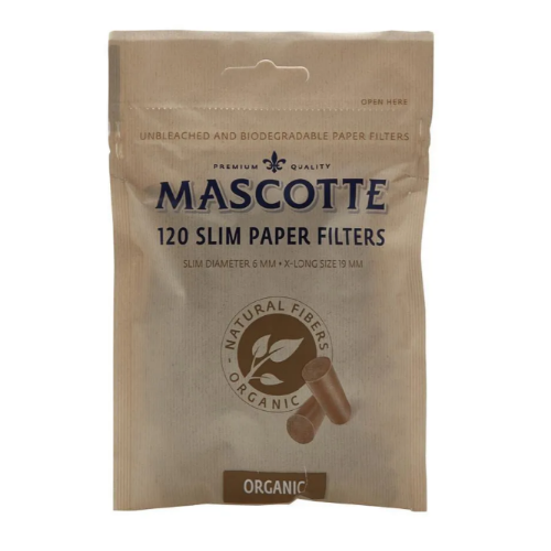 MASCOTTE сиг.фильтры Slim Filters (Organic) X-Long 6mm (120x10)