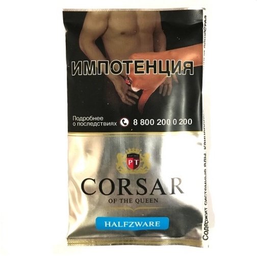 Табак курительный тонкорезаный CORSAR OF THE QUEEN HALFZWARE/1 кор. х 40 кис. х 35 г
